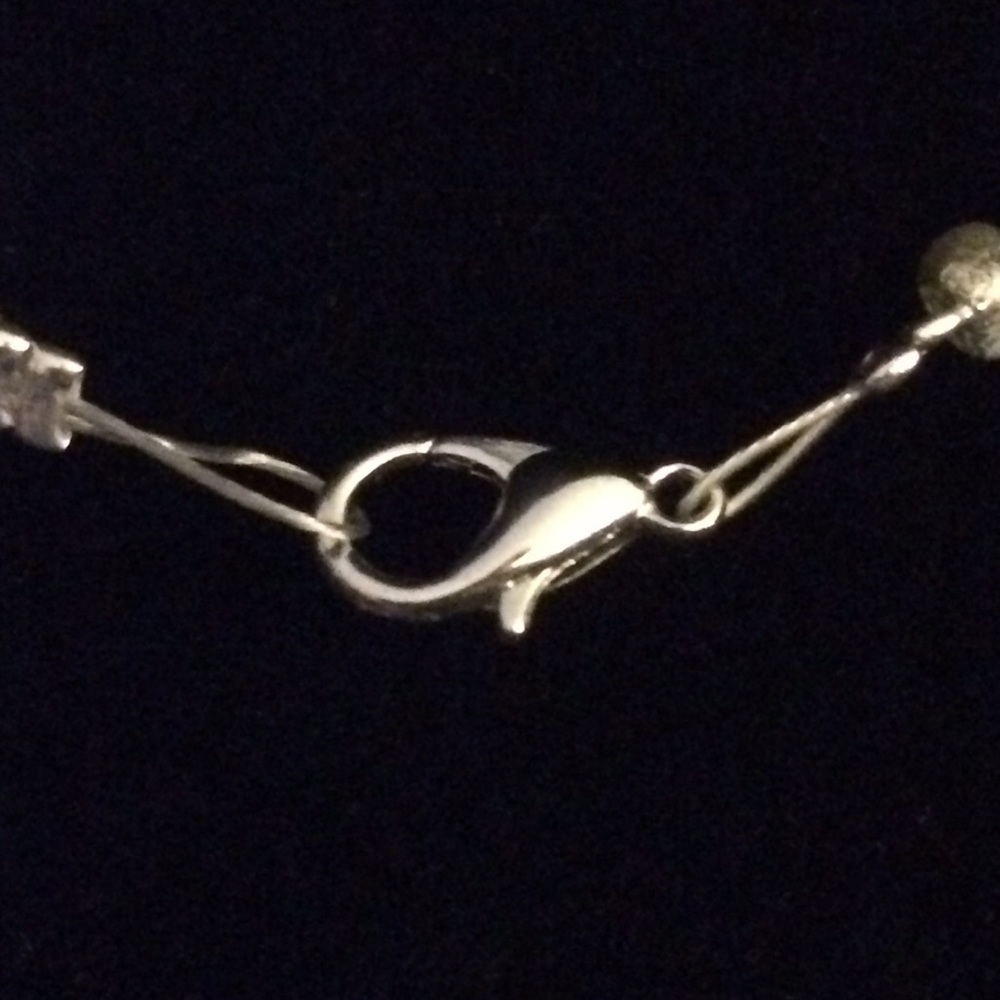Silver and Gold Locket Necklace - Picture 4 of 4